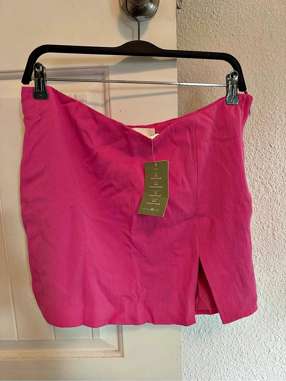 H&M Pink High-Waist Skirt